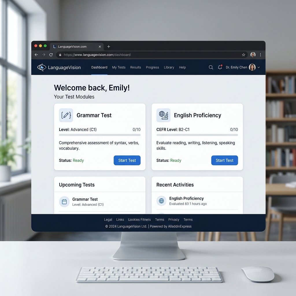 LanguageVision.com Mockup